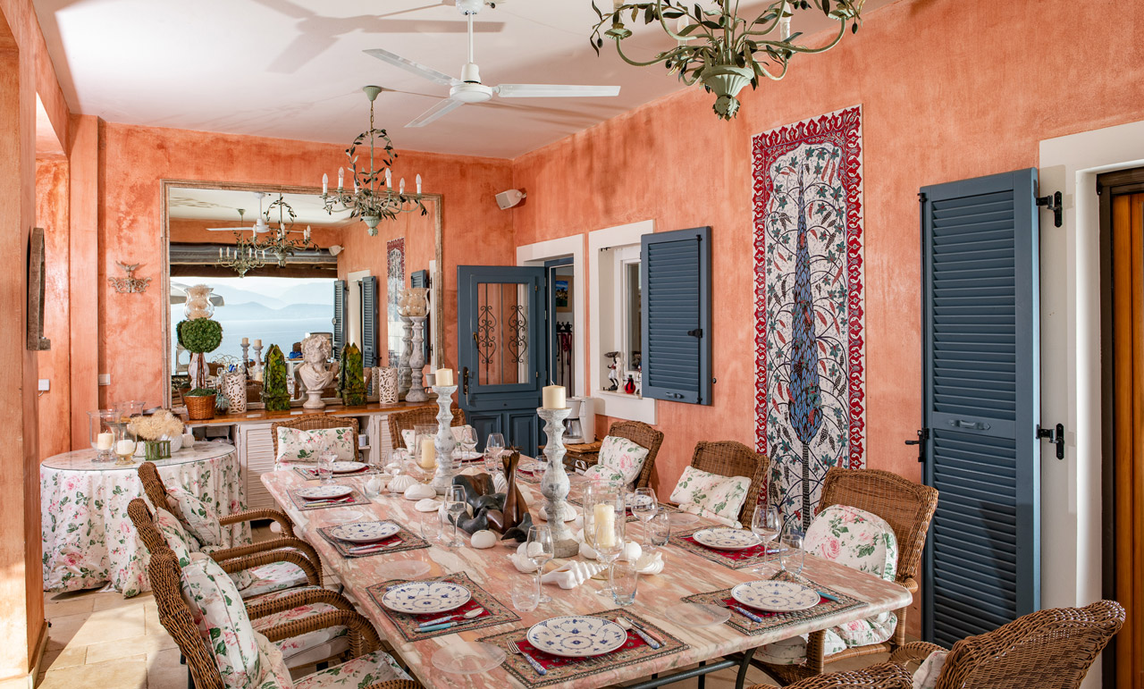Linamia Luxury Villa located in Northeast Corfu