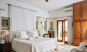 Green bedroom