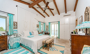 Turquoise bedroom