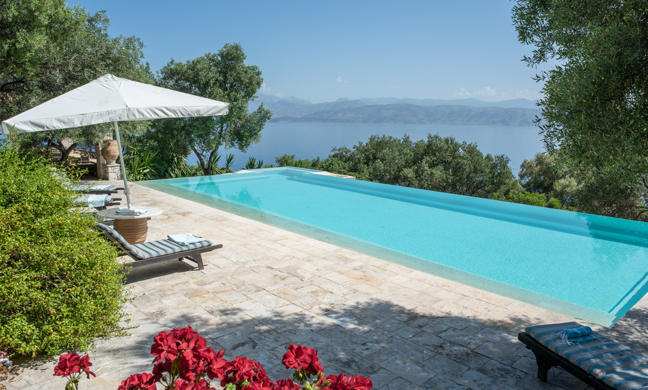 Linamia Luxury Villa located in Northeast Corfu