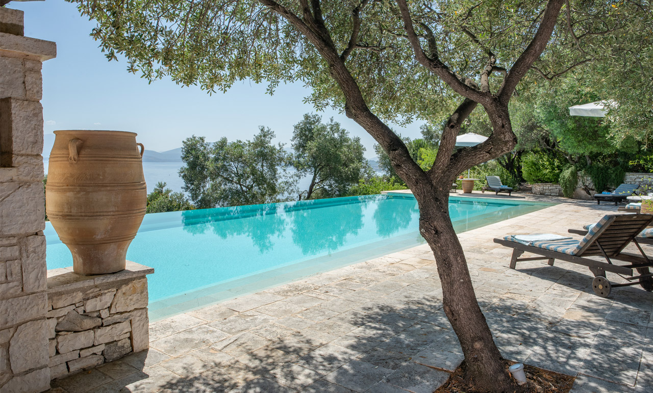 Linamia Luxury Villa located in Northeast Corfu