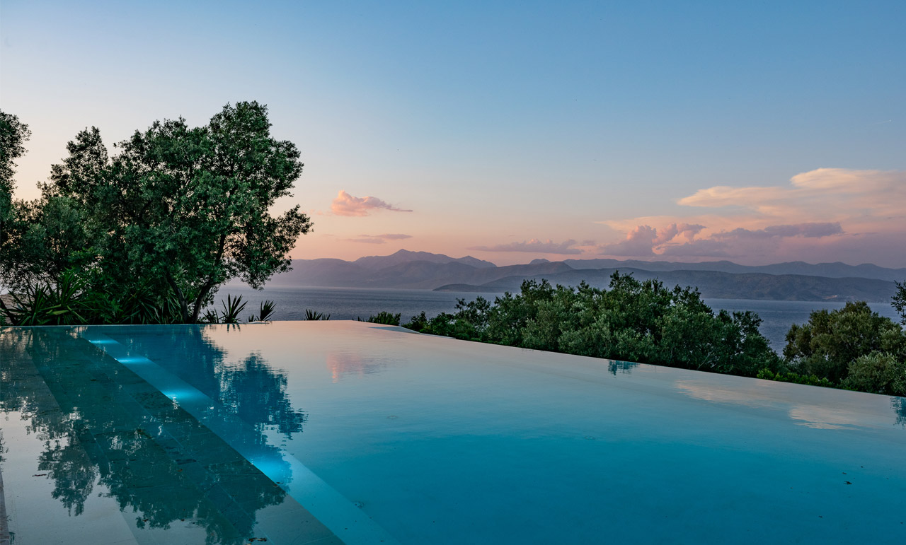 Linamia Luxury Villa located in Northeast Corfu