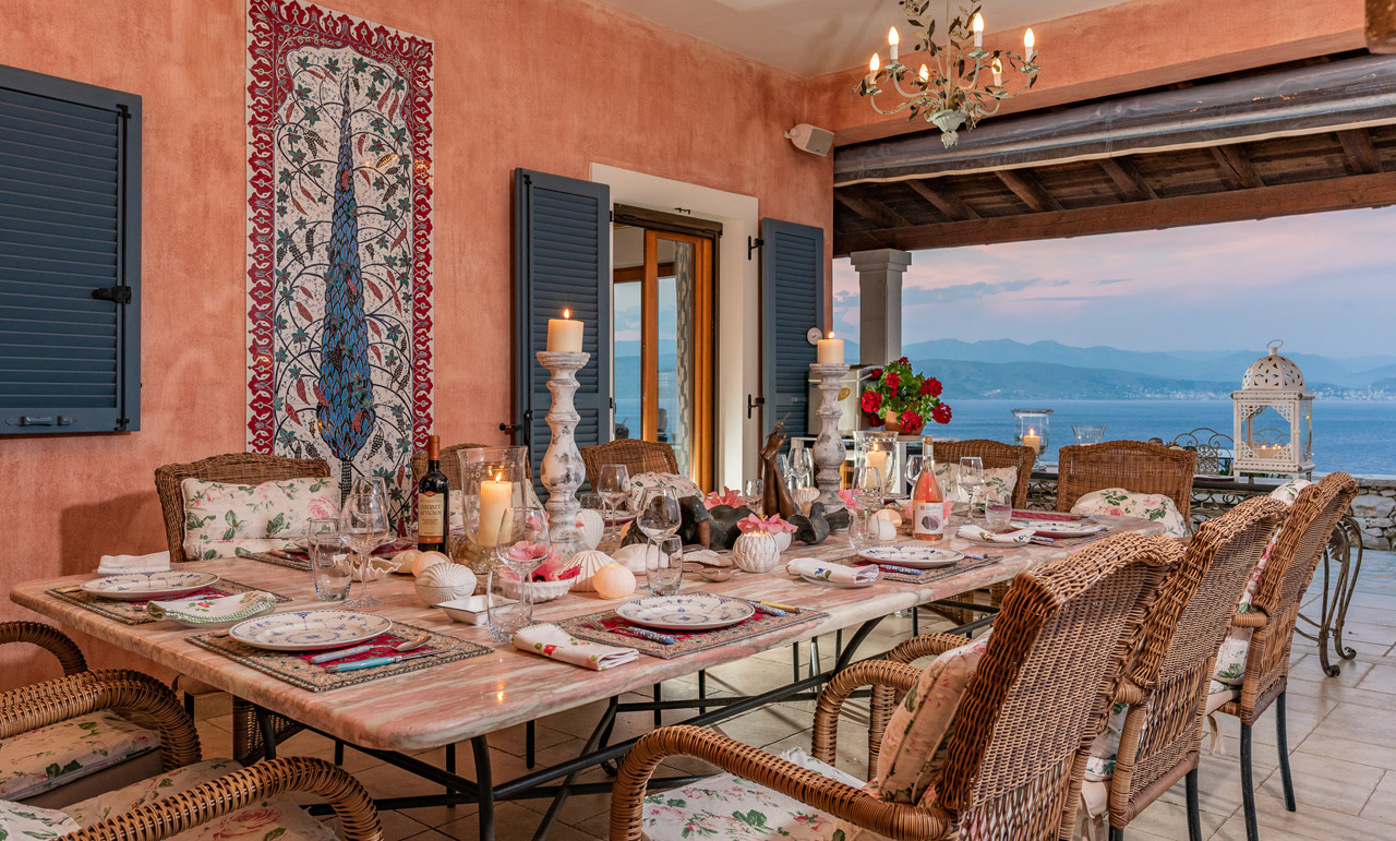 Linamia Luxury Villa located in Northeast Corfu